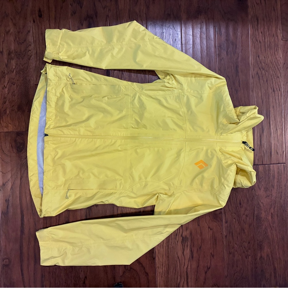Black Diamond Yellow Hooded Jacket